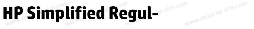 HP Simplified Regul字体转换
